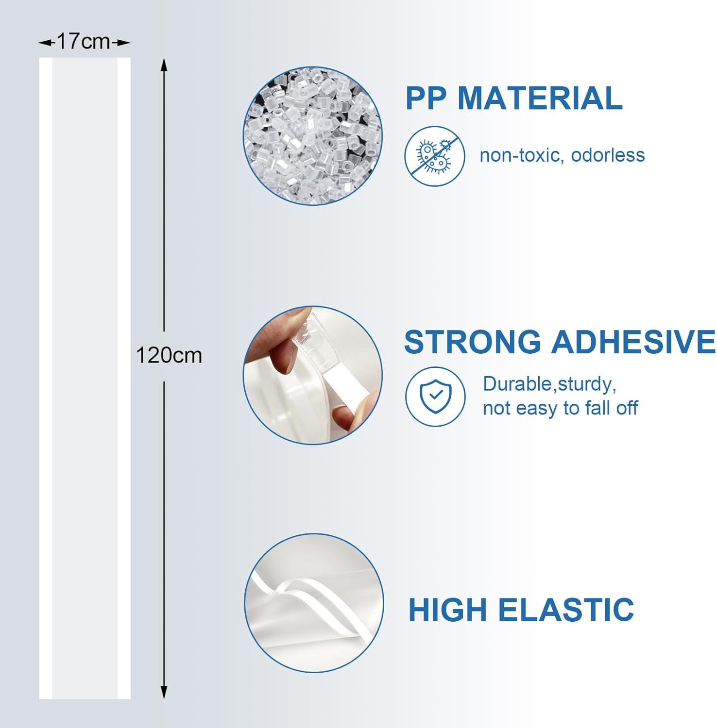 Door Finger Guards Finger Pinch Guard, 120cm Child Pet Safety Door Hinge Cover Strip, 2: image 3