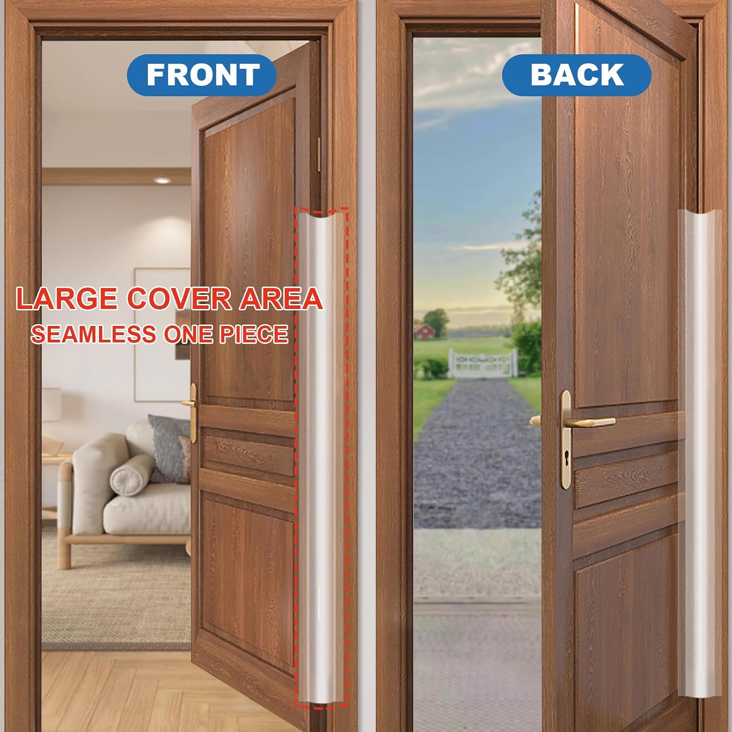 Door Finger Guards Finger Pinch Guard, 120cm Child Pet Safety Door Hinge Cover Strip, 2: image 5