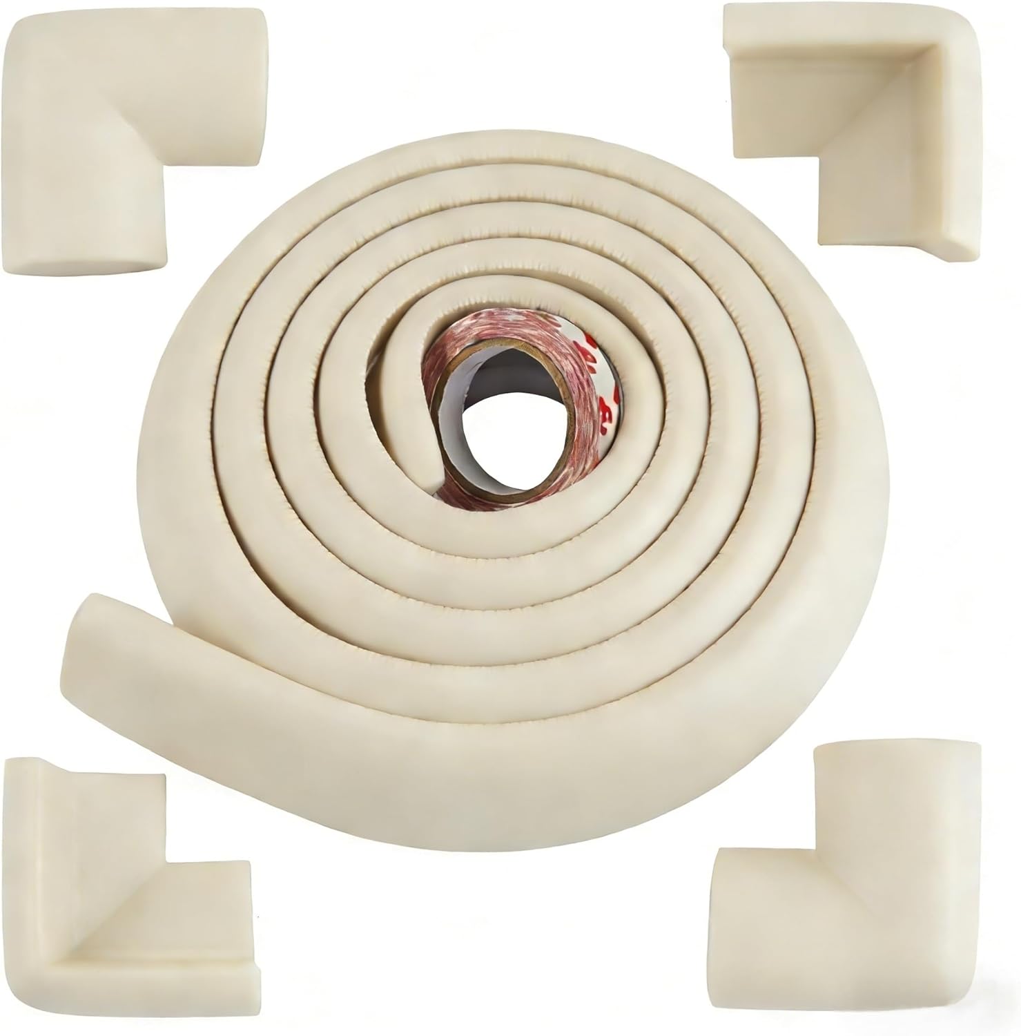 Baby Safety Edge Corner Guards Protector Set, 2M Edge Protector & 4 Corner Guards, Foam