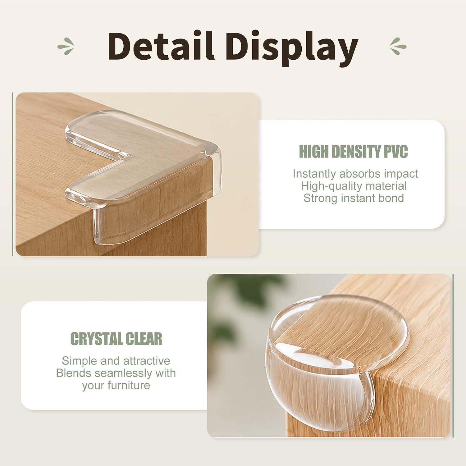 Corner Protectors for Kids 12 Pcs, Baby Proofing Edge Protector with Invisible and: image 4