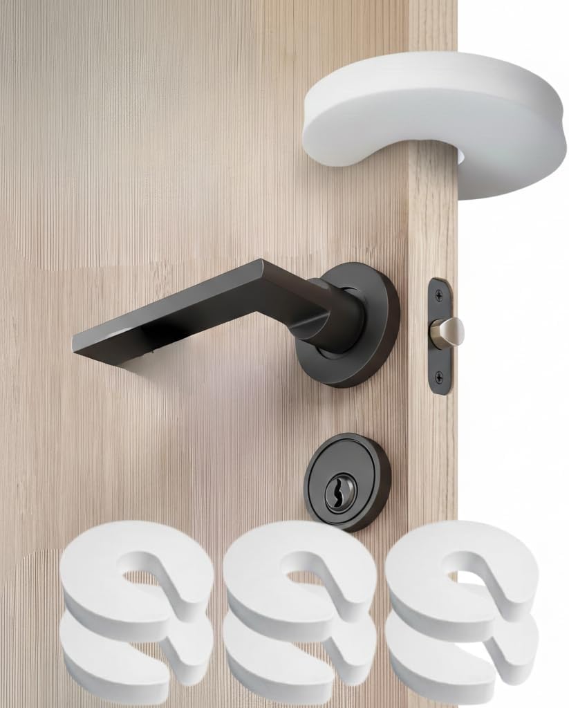 Moonybaby Door Finger Guards, 6 Pack, Extra Thick 2cm Door Slam Stopper, Foam Finger