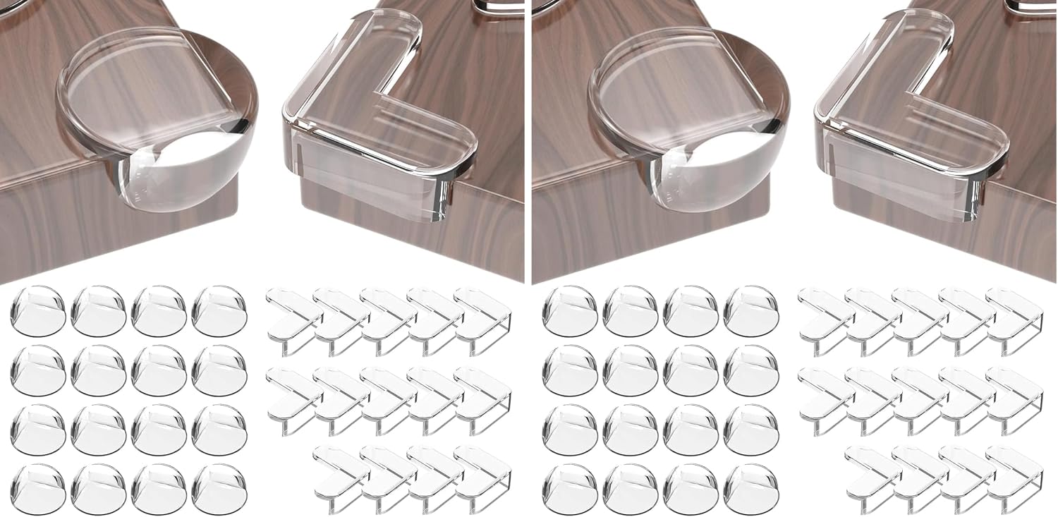 Peakally Corner Protectors for Baby 30 Pack, Thick Table Furniture Edge Protectors with: image 3