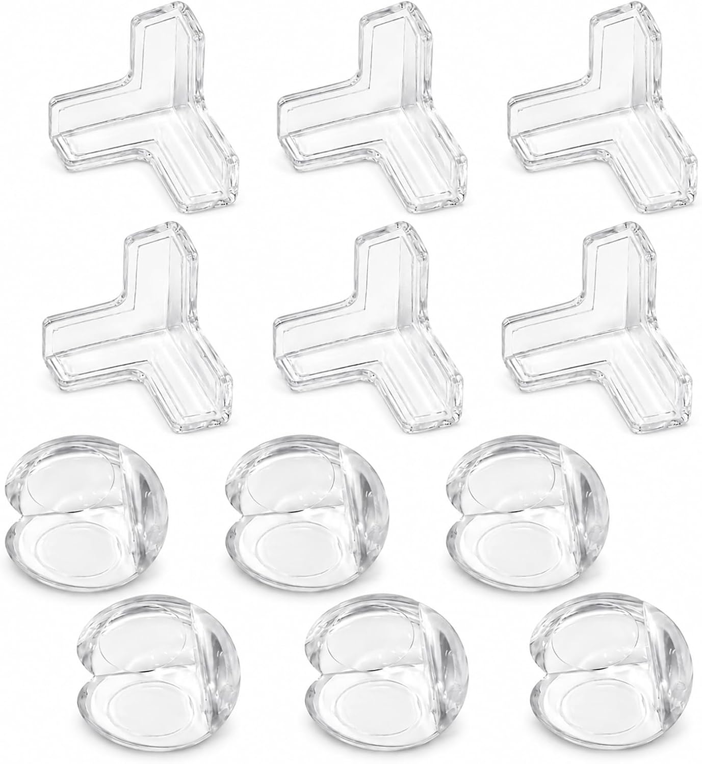 Lafefe Baby Corner Protectors, 6pcs Transparent Silicone Round Corner Guards: image 8