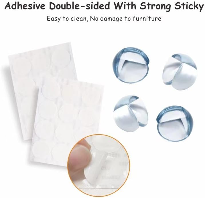 S&D Corner Protectors for Baby Children, Thick Table Cupboard Furniture Edge Protectors,: image 5