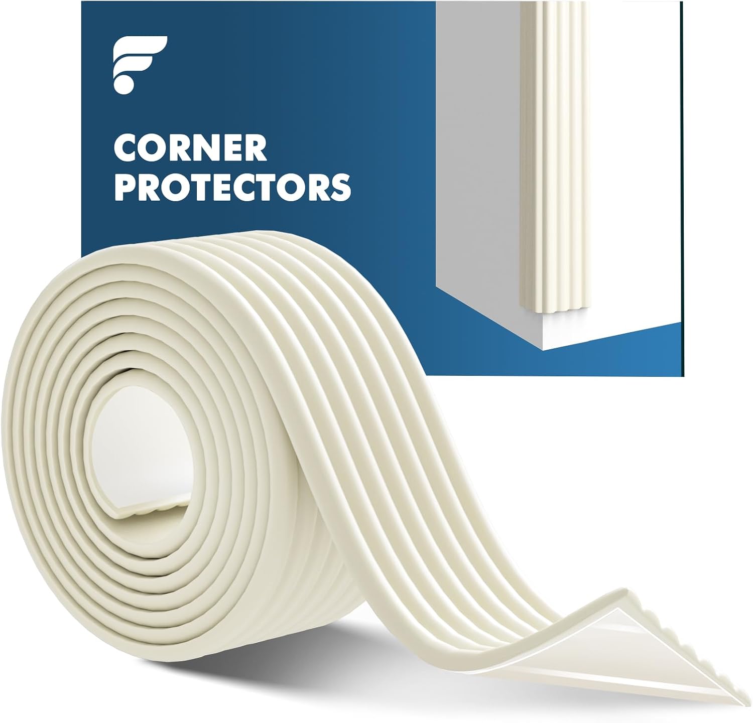 shinfly 5m Baby Proofing Edge & Corner Protectors, Foam Protection Edges, W-Shaped Guards