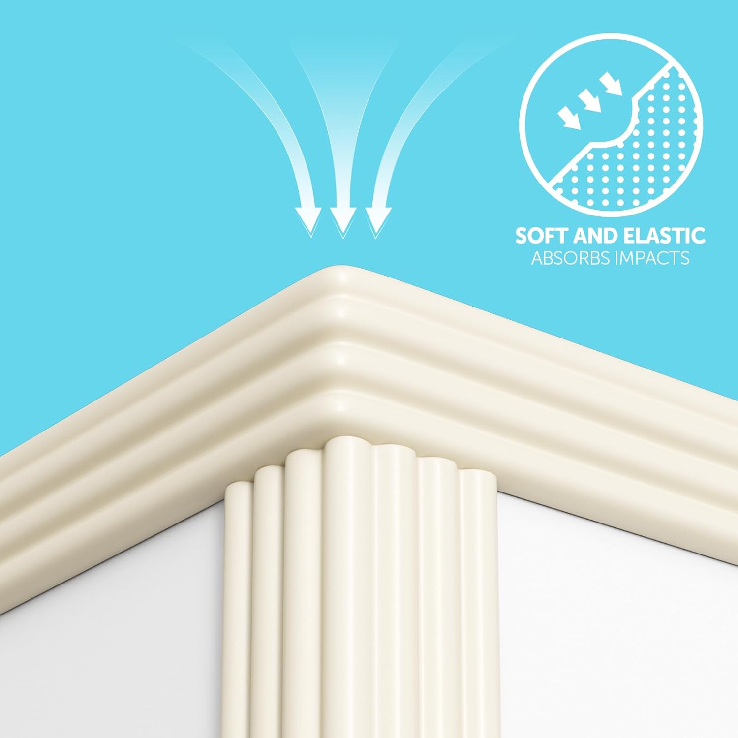 shinfly 5m Baby Proofing Edge & Corner Protectors, Foam Protection Edges, W-Shaped Guards: image 3