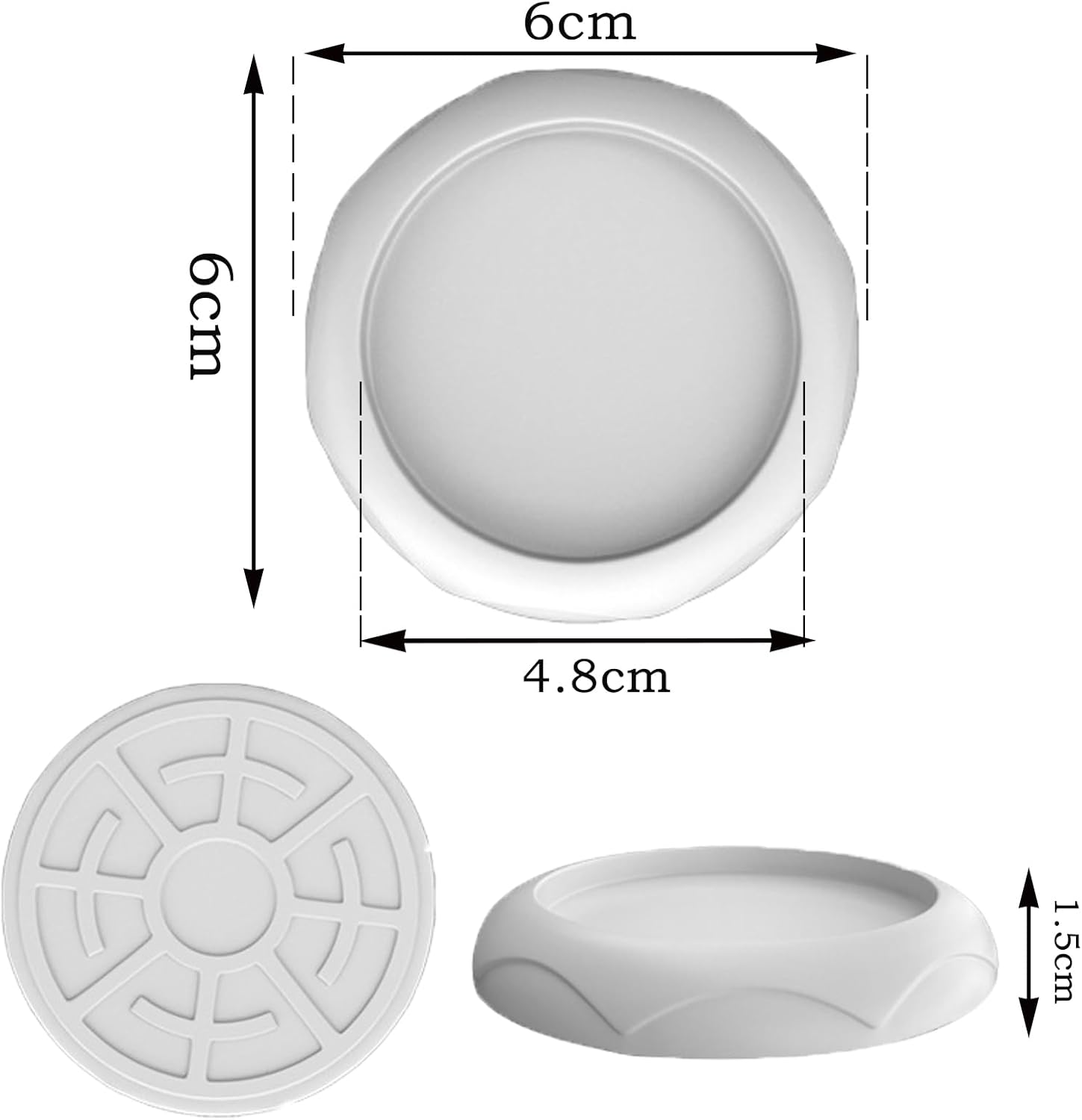 Oiieco 8Pcs Silicone Baby Gate Wall Protectors, Stair Gate Wall Saver for Pressure: image 2