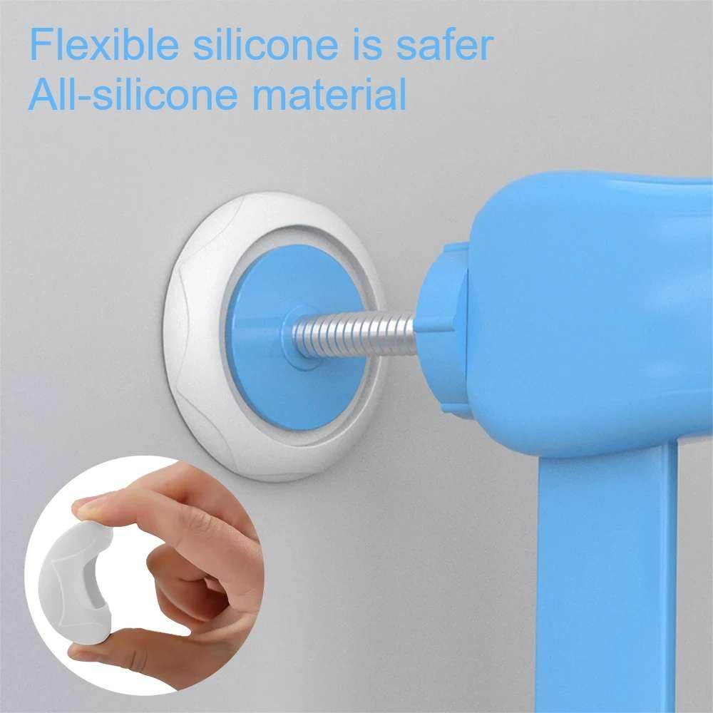 Oiieco 8Pcs Silicone Baby Gate Wall Protectors, Stair Gate Wall Saver for Pressure: image 3