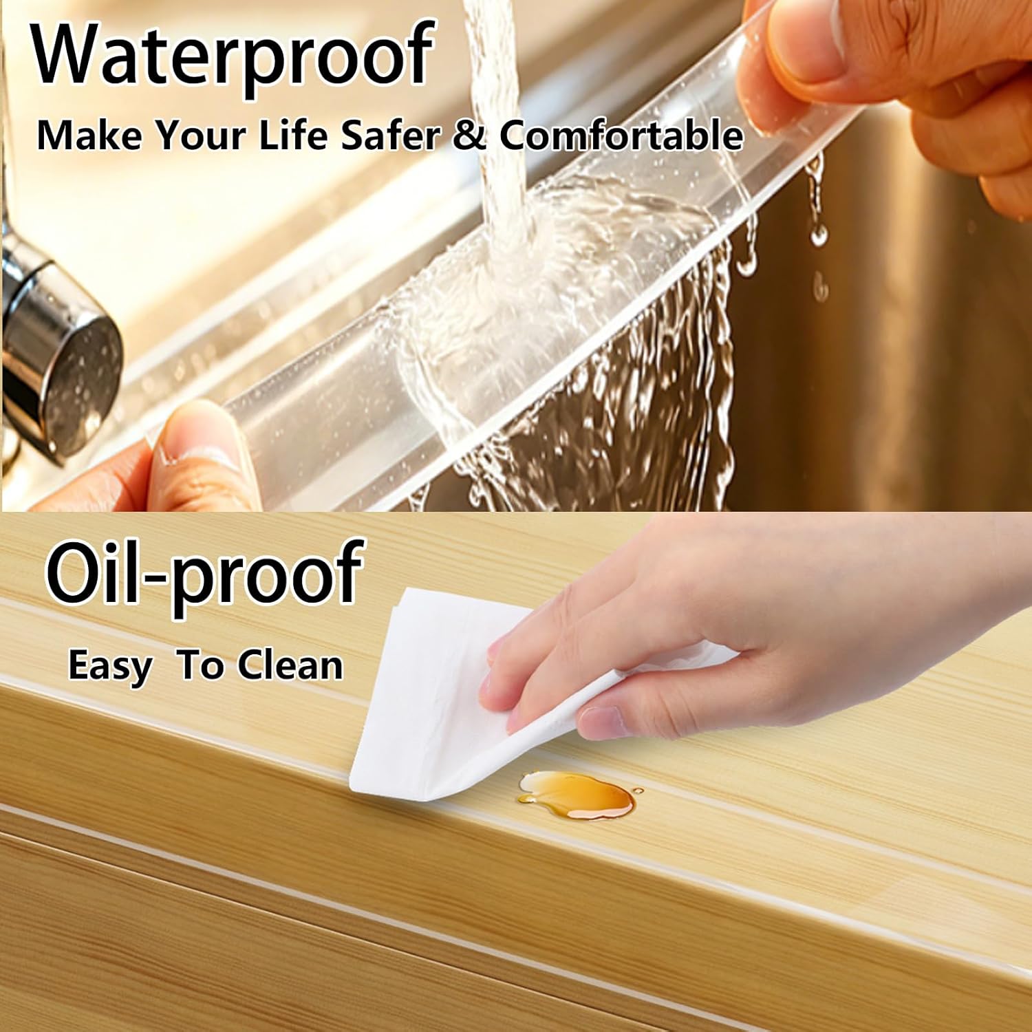 COUMENO Baby Corner Protectors, 50mm x 1m Clear Edge Protector Strip, 2mm Thick Soft: image 5
