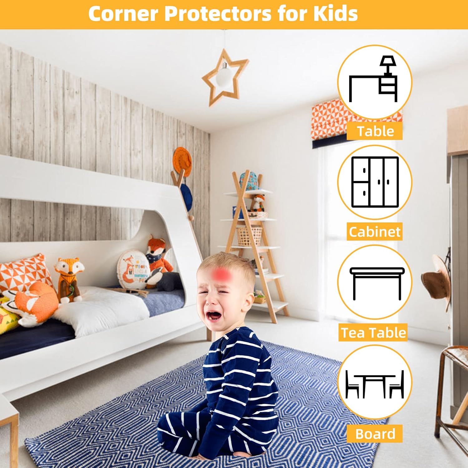 ZHIYE Corner Protectors for Kids, 22 Pcs Clear Baby Proofing Corners with Strong Acrylic: image 4
